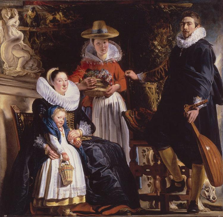 Jacob Jordaens The Family of the Arist (mk08)